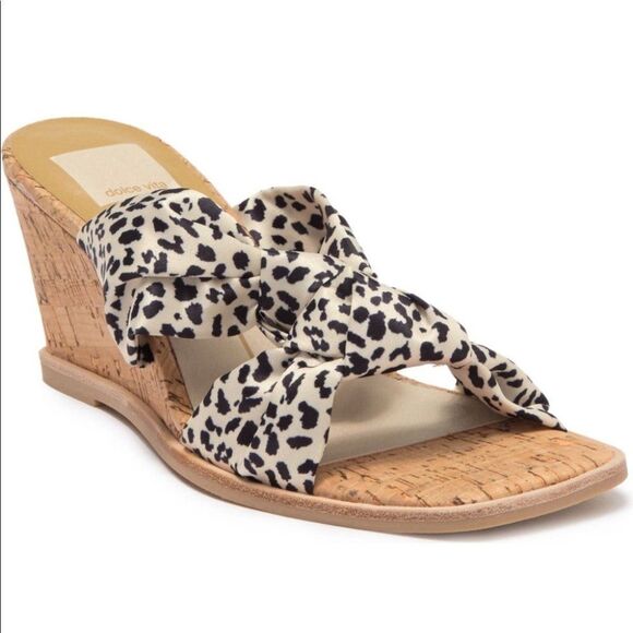 Dolce Vita Naji Knotted Cork Wedge Mule - Picture 7 of 11
